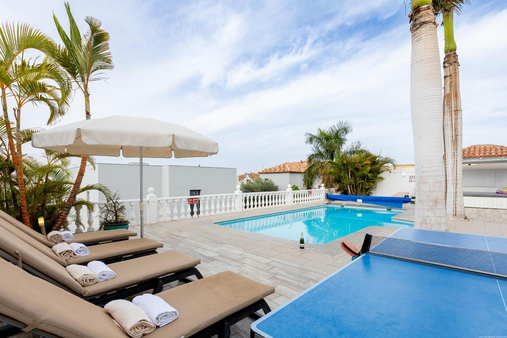 Villa Ocean Palm, Heated Pool! Costa Adeje (Tenerife) Exterior foto